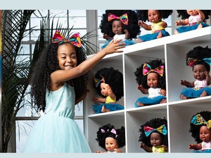 This 7-Year Old Girl Inspired Her Mom to Create a Black Doll Collection Now Recognized by Oprah