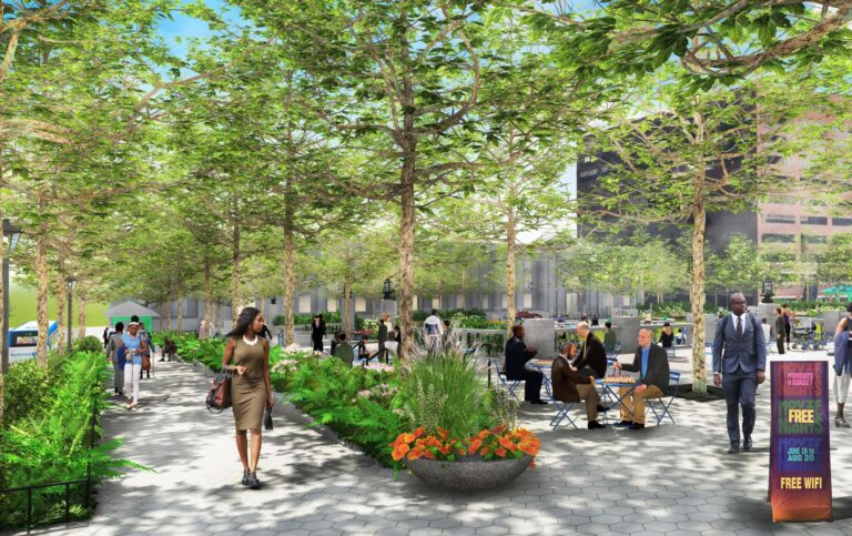 Mayor Purzycki and the Rodney Square Conservancy Say Phase Two of Rodney Square Renovation is Underway